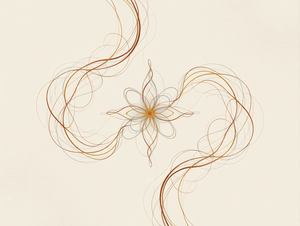 Abstract illustration for Rolfing process step 1: Client-practitioner collaboration
