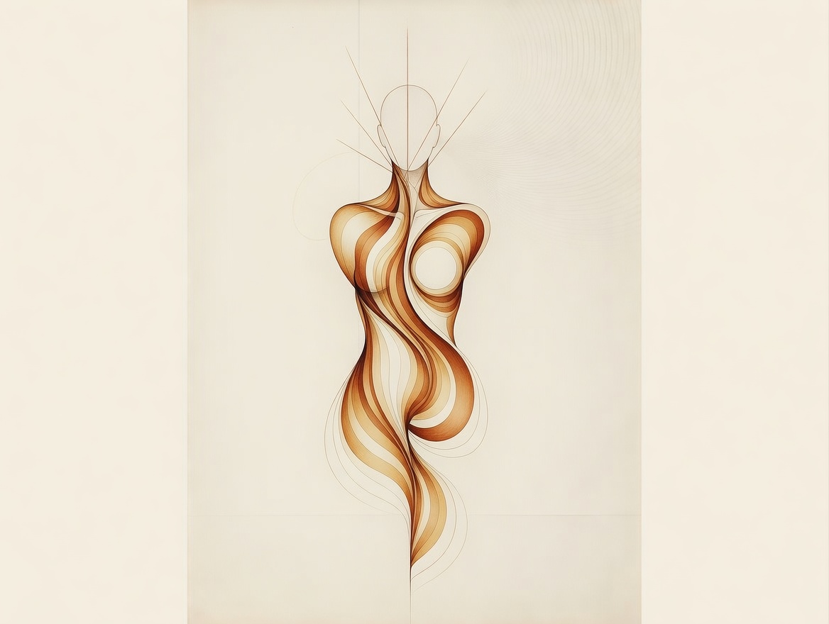 Abstract illustration for Rolfing process step 7: Cultivating embodiment