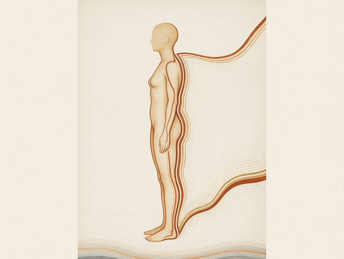Abstract illustration for Rolfing session 3: Side body balance