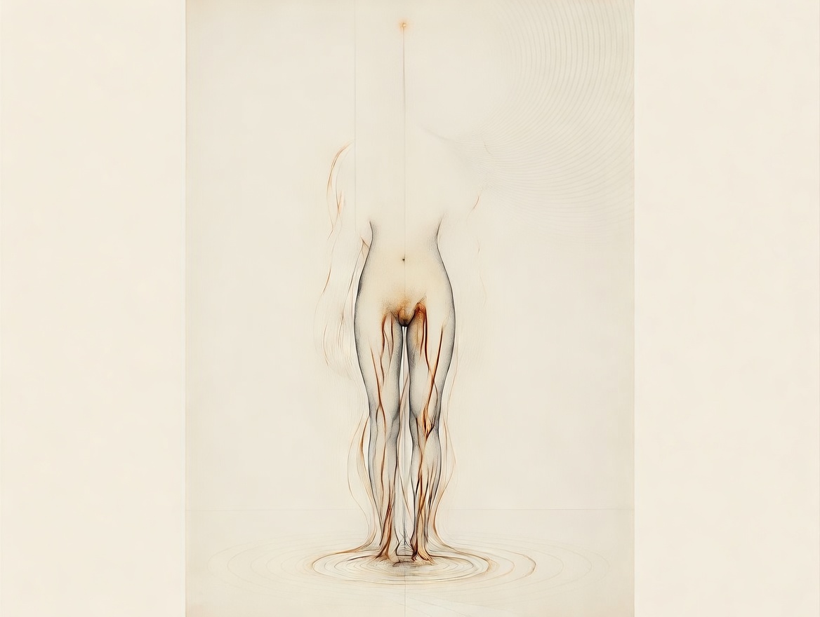 Abstract illustration for Rolfing session 4: Pelvic floor + adductors