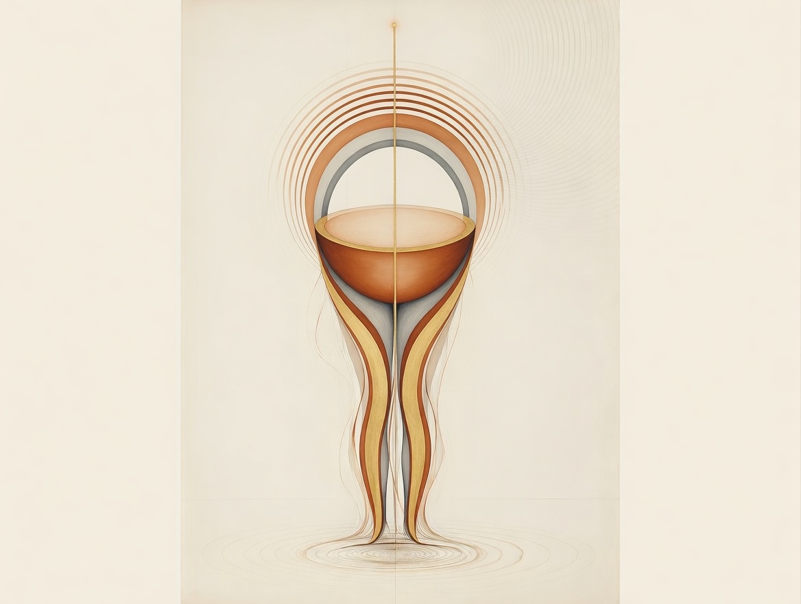 Abstract illustration for Rolfing session 5: Front body + psoas