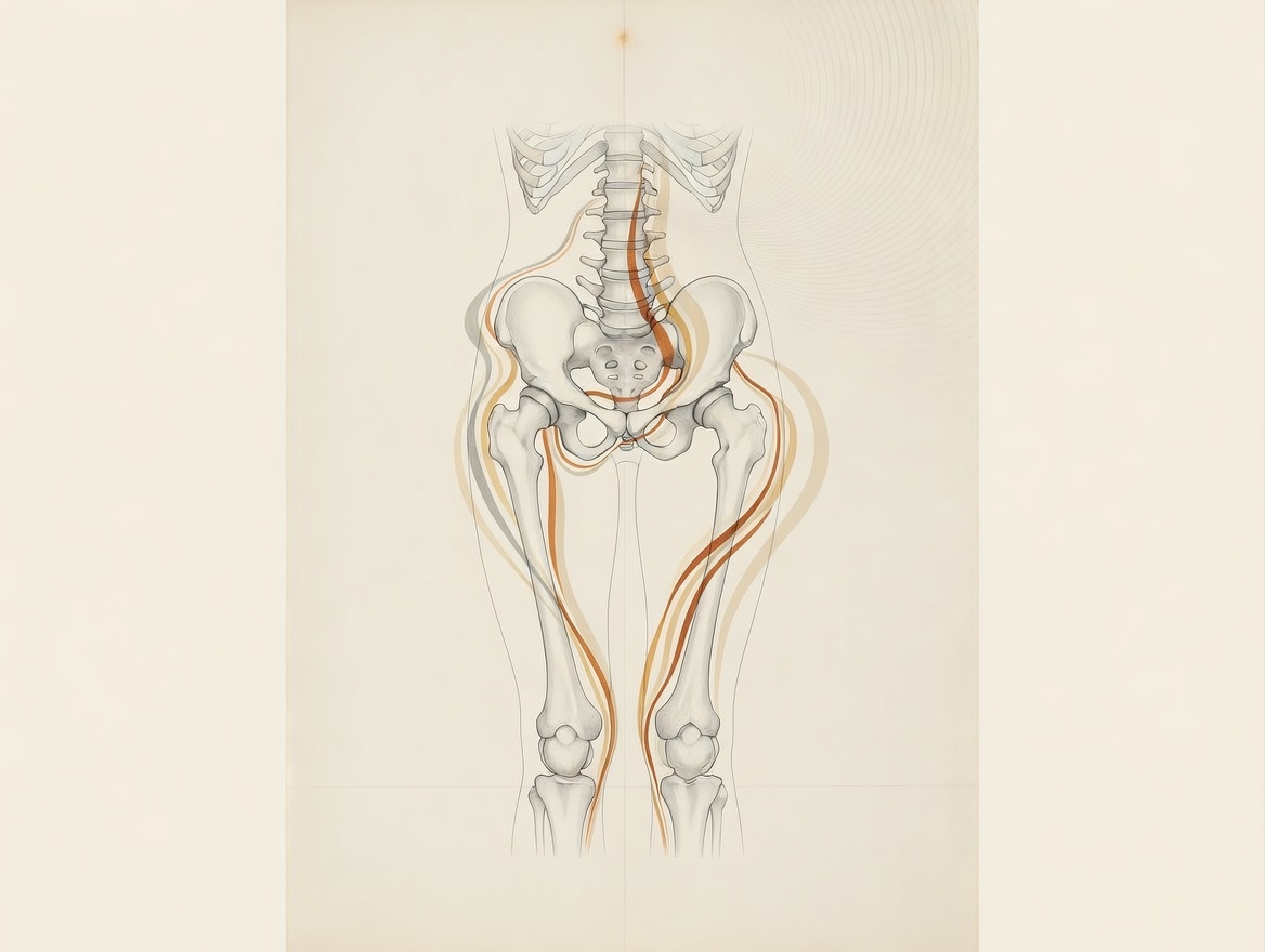 Abstract illustration for Rolfing session 8: Pelvic girdle